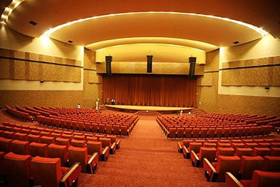 MRICC Main Auditorium stage and seating